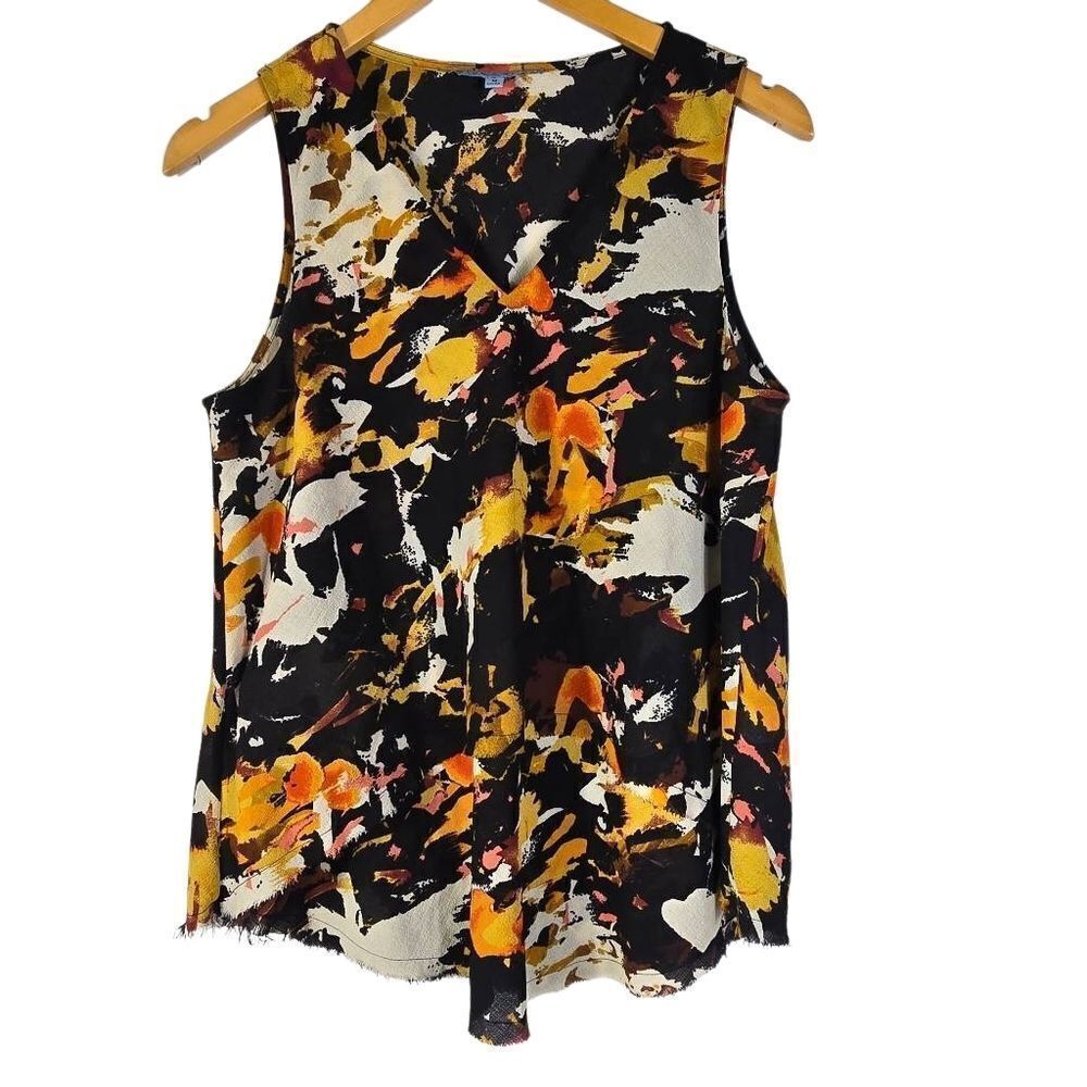 ANTONIO MELANI Vibrant Abstract Sleeveless Top